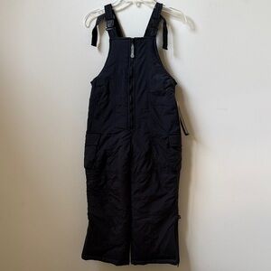 Rothschild Black Ski Bib Overalls NWT Girls Size M (5/6)